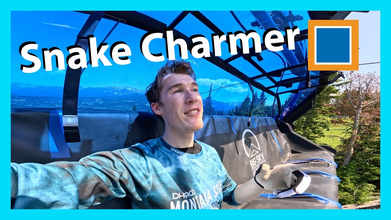 Snake Charmer - an actual intermediate trail at Big Sky
