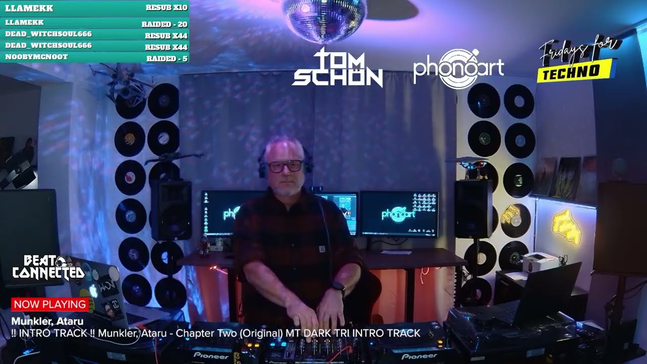 Tom Schön Live at FFT - Fridays for Techno Livestream 07.11.2025 - Techno Connects People