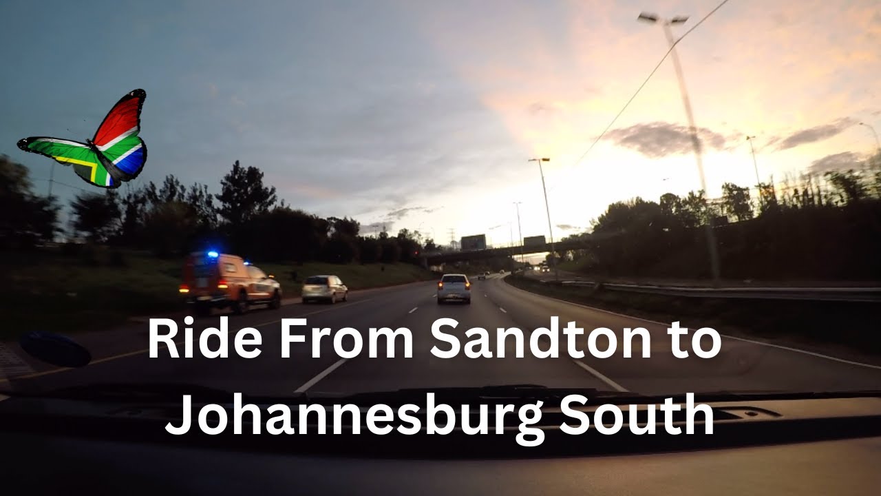 Ride With Me From Sandton to Johannesburg South l #southafrica