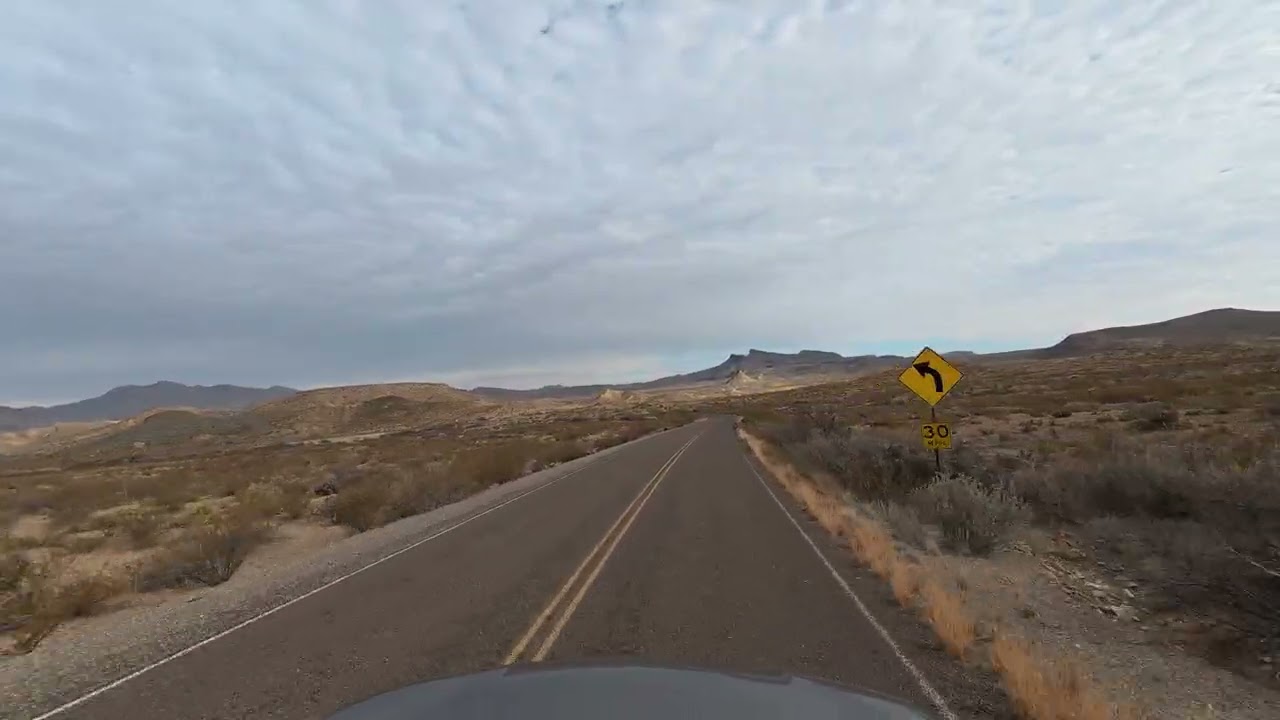 Big Bend National Park - River Road West to Panther Junction via Ross Maxwell Scenic Hwy - Part 2