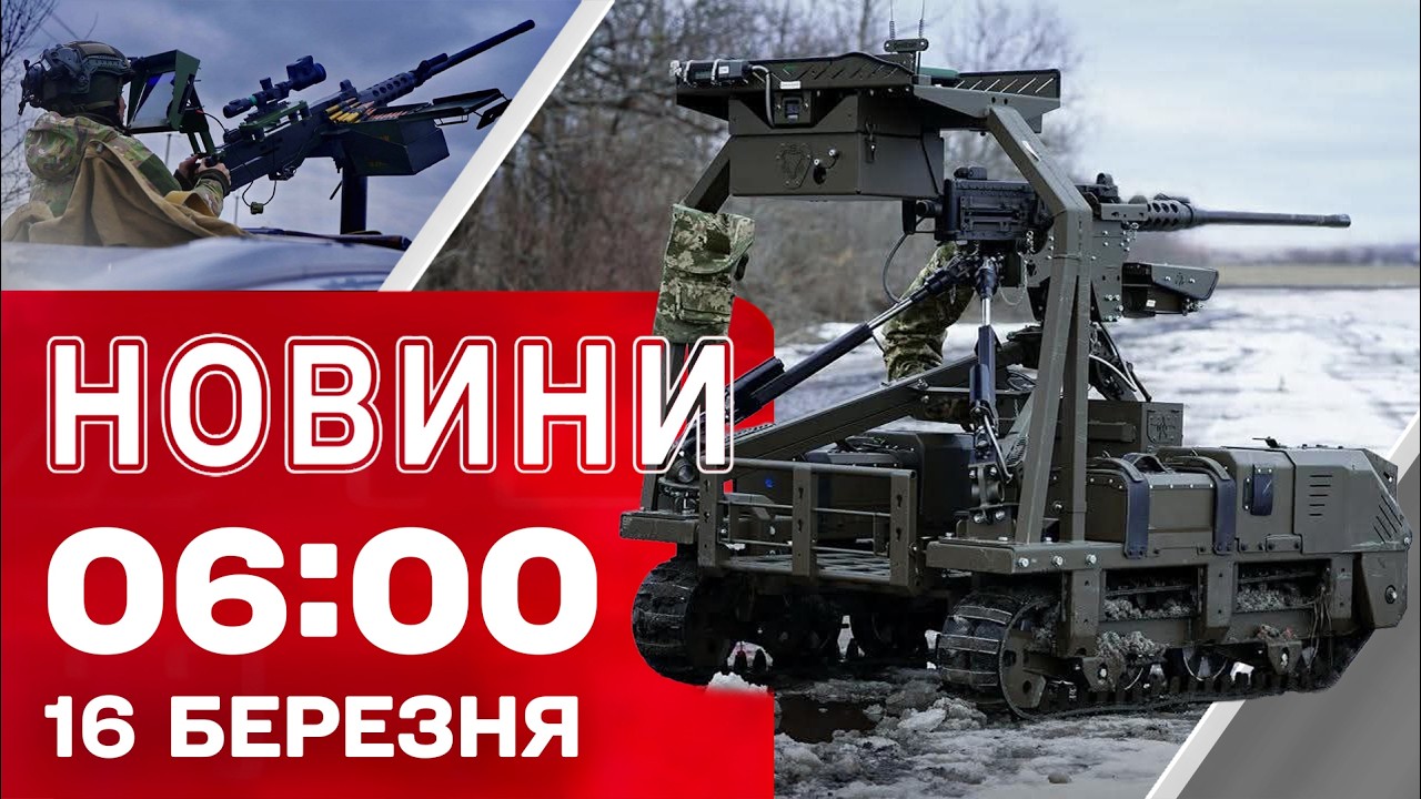 Новини 6:00 16 БЕРЕЗНЯ . ПЕРШІ РАНКОВІ НОВИНИ ПОНЕДІЛКА!