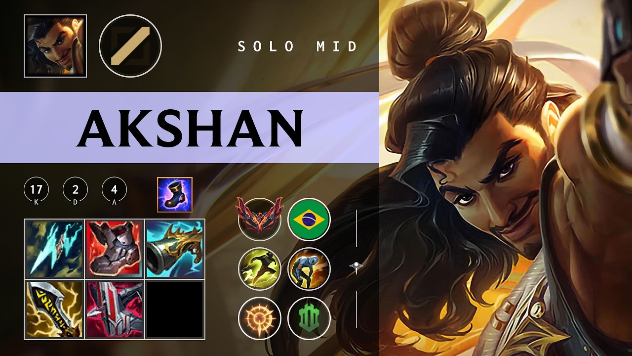 Akshan Mid vs Zed - BR Grandmaster Patch 26.02