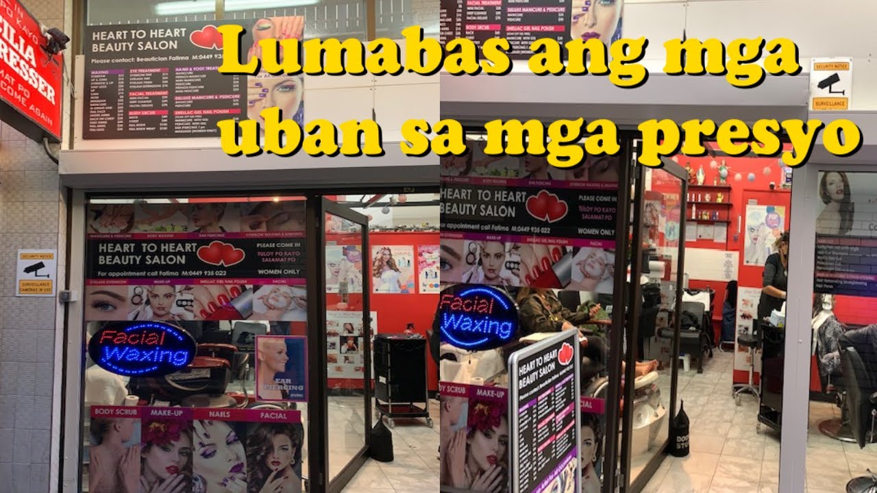 E Tour Ko Kayo Mga Kabalot Sa Aming Salon Grabe Tumaas Ang Mga Presyo Sumakit Ulo Ko