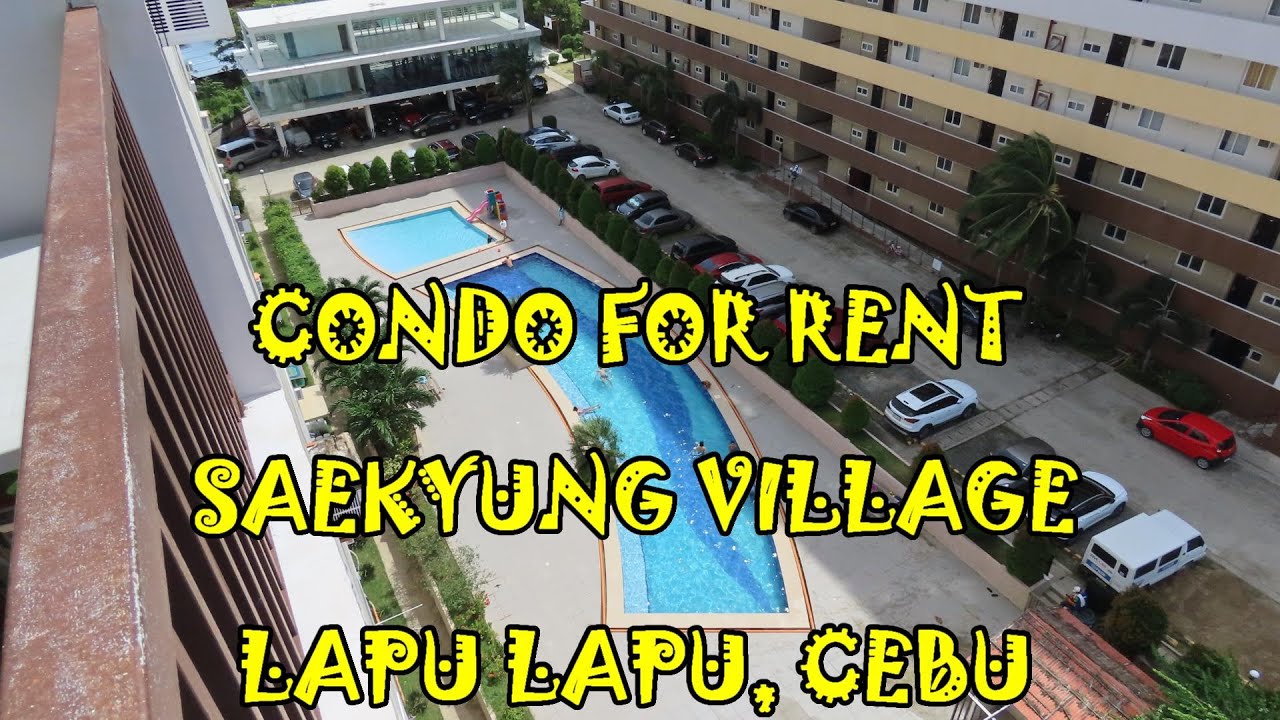 CONDO FOR RENT GYM & POOL.  NEAR RESORTS AND BEACHES. SAEKYUNG VILLAGE, LAPU LAPU