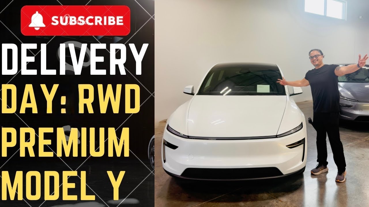 ДЕНЬ ДОСТАВКИ: НОВАЯ TESLA MODEL Y 2026 ЗАДНЕПРИВОДНАЯ ПРЕМИУМ-ВЕРСИЯ