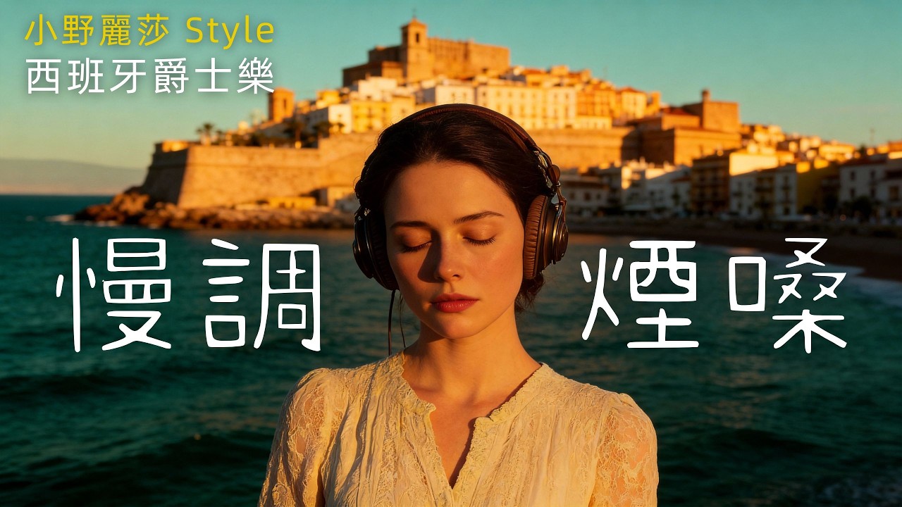 【慢調・煙嗓】小野麗莎 Style：在西班牙的夕陽裡，遇見最慵懶的聲音｜舒緩西語爵士精選｜Lisa Ono Style｜#music #playlist｜#讀書音樂｜#抒情音樂 ｜#療愈音樂
