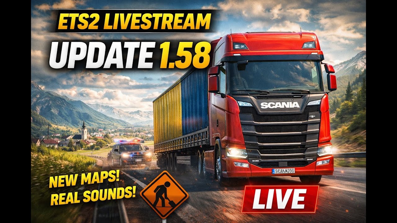 ETS2 Update 1.58 LIVE 🔥 New Features, Visual Upgrades & Realistic Hauling