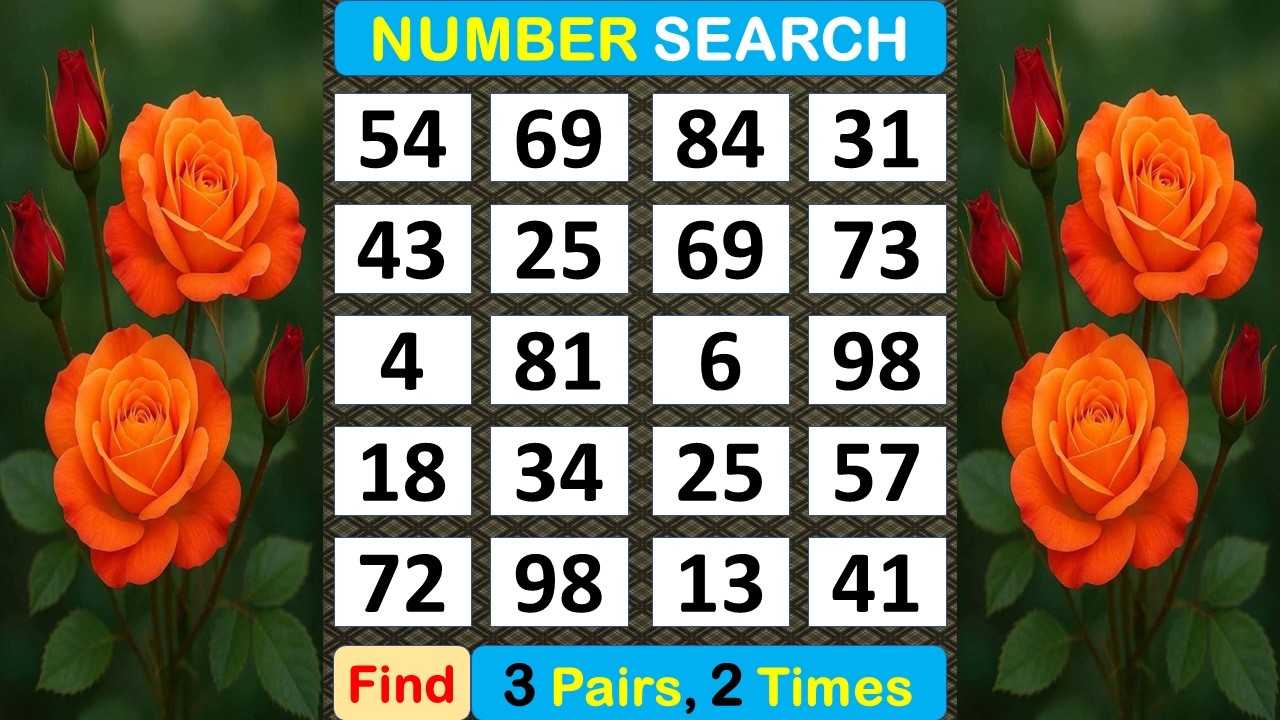 Number Search: Number Quest Saves You from Forgetfulness. #braingame #memorygame #puzzle #quiz -#419