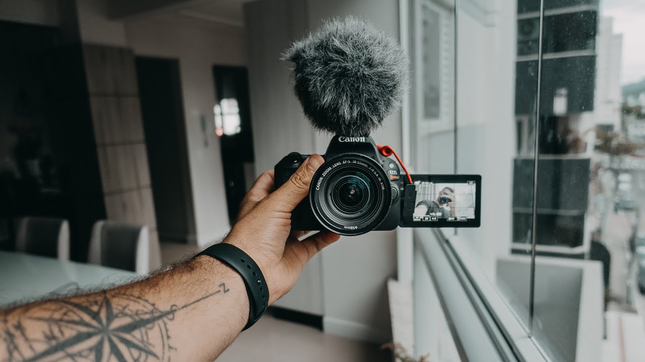 Primeiro vlog de CANON SL2 + 18-55mm