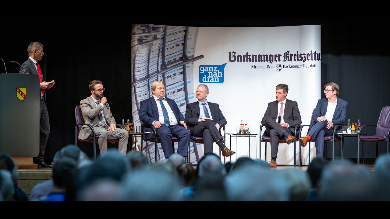 Audio: BKZ-Wahlpodium zur Bürgermeisterwahl in Oppenweiler