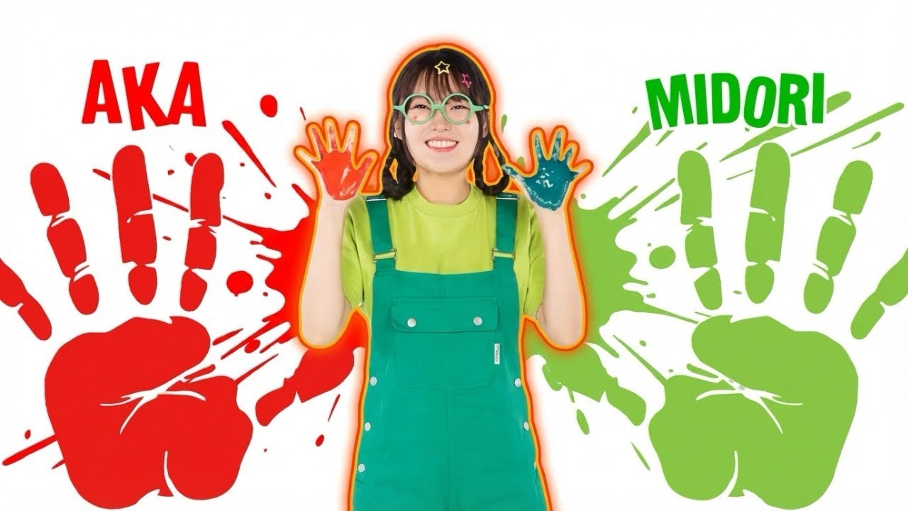 AKA KIRO FULL SONG | VIRAL TREND! Color Mixing | AKA! KIRO! ! SHIRO! AO!