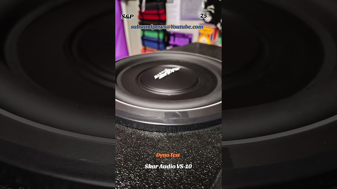 Skar Audio VS-10 D2 Subwoofer RMS Test SMD-AMM1