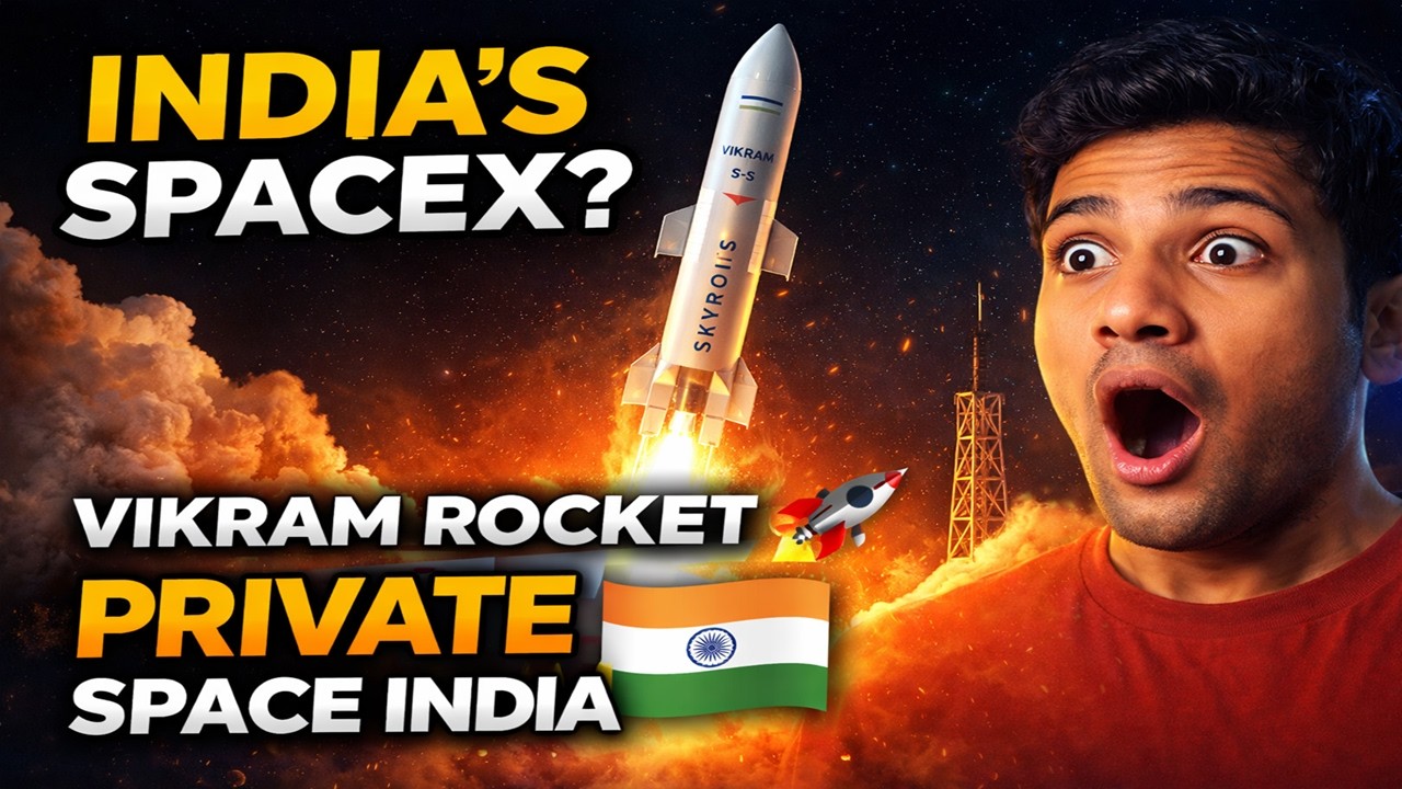 Skyroot Aerospace 🚀 | India&rsquo;s Private Space Revolution | Vikram Rocket Explained
