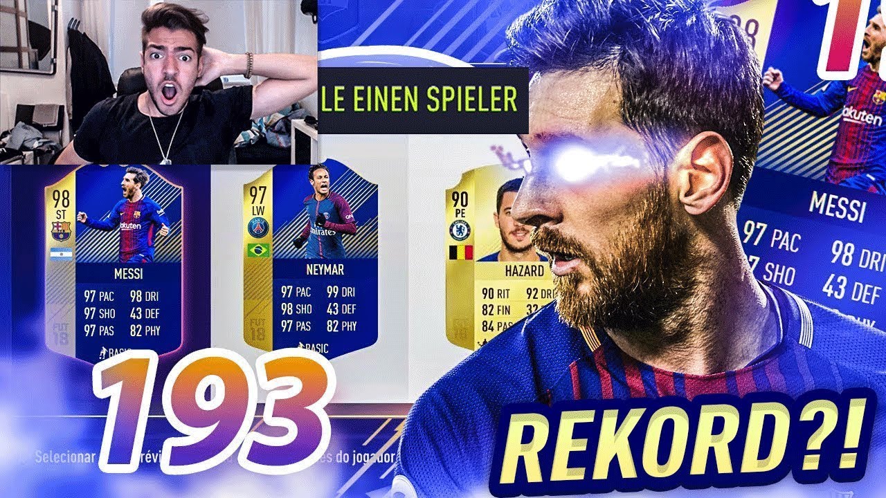 Wakez FUT DRAFT Rekordversuch 2.0 in Fifa 18 !