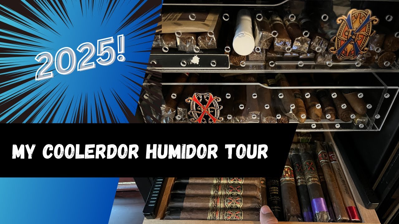 Touring my Coolerdor Humidor 2025!!