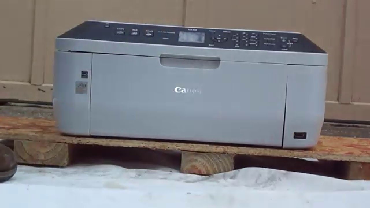 Canon Pixma 330 Paper Jam Error Fix Tutorial