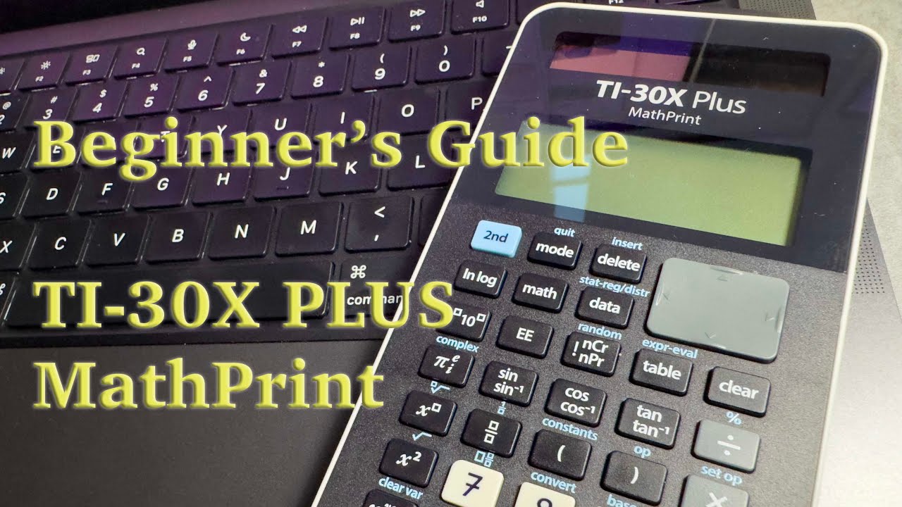 Руководство для начинающих TI-30X Plus MathPrint #математика #учитель #наука