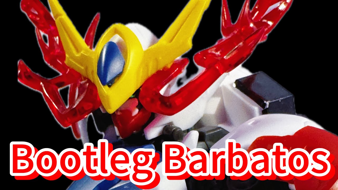 Bootleg Gunpla HG Gundam Barbatos Lupus from GK. Unboxing and Review