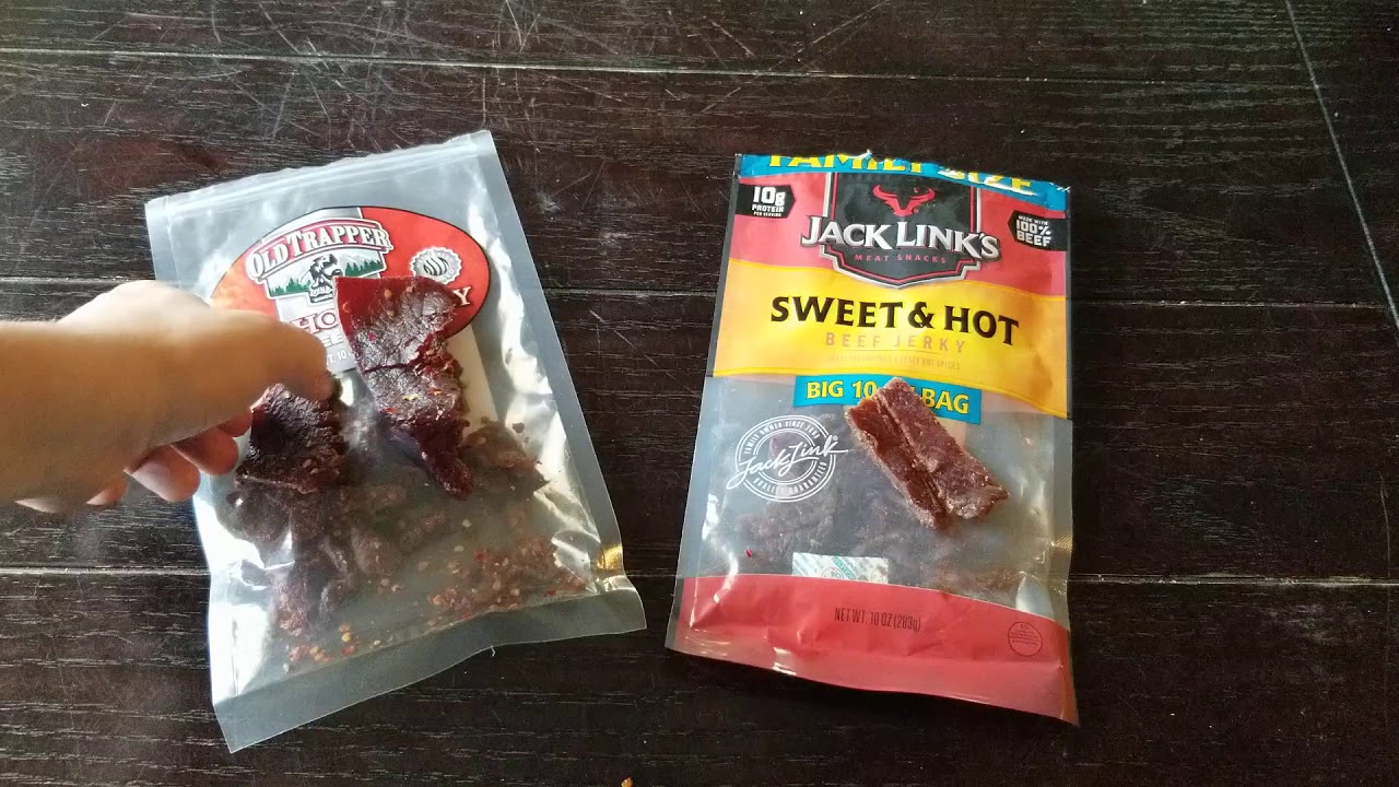 Jack Links Jerky VS Old Trapper Beef Jerky