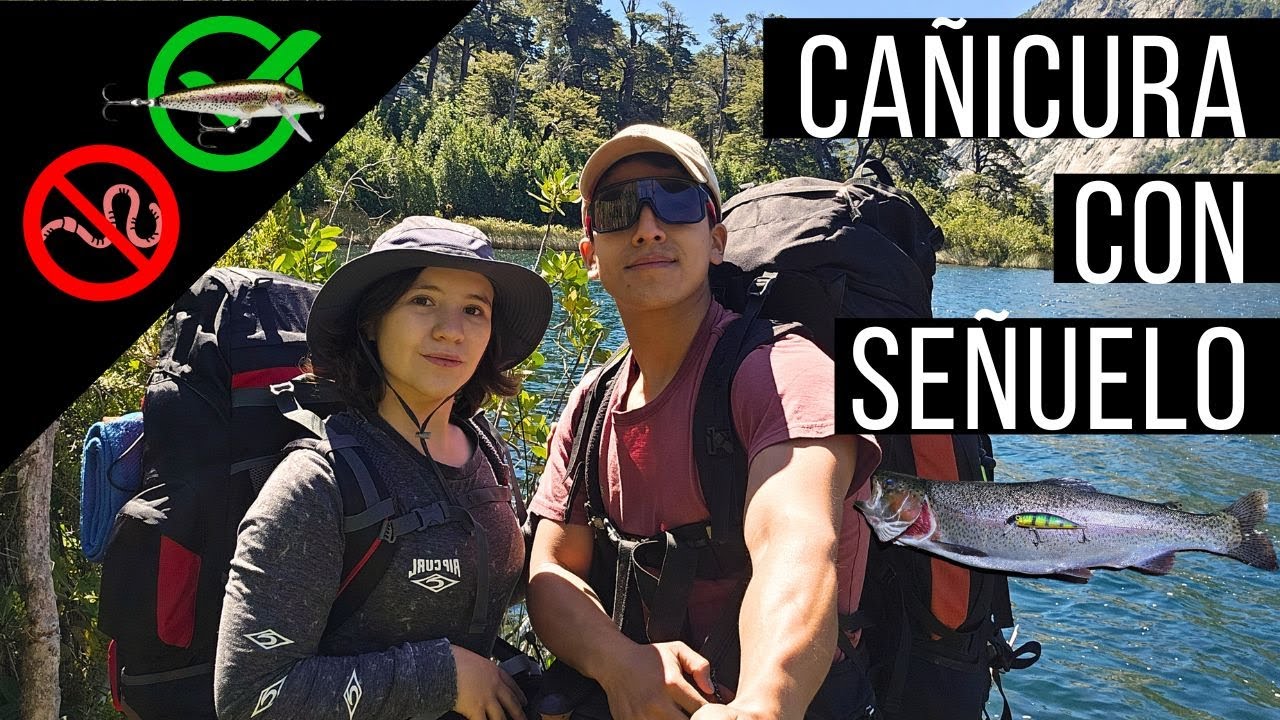Camping y pesca de trucha arcoíris con señuelo | En laguna cañicura Chile