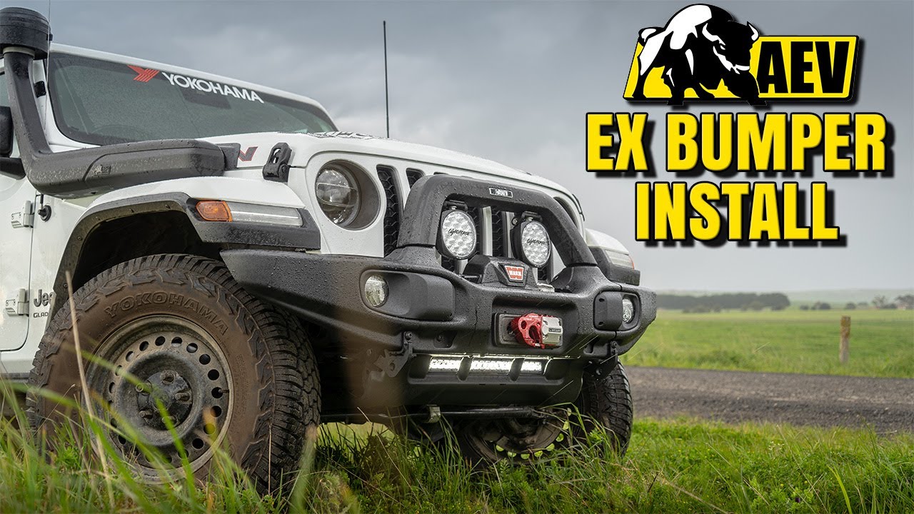 AEV EX Front Bumper Install for Jeep Gladiator & Wrangler