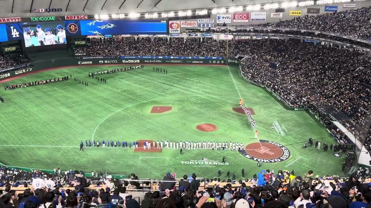 20250315 ドジャース対巨人 スタメン発表