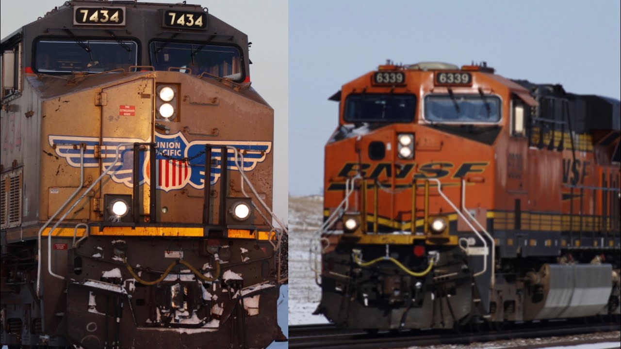 Railfanning in the snow 