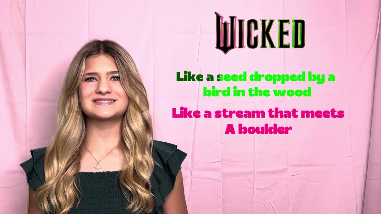 Sing with Me as Glinda! 🩷 #giasingsforgood #singwithme #wicked #fyp #foryou #karaoke #viral #forgood