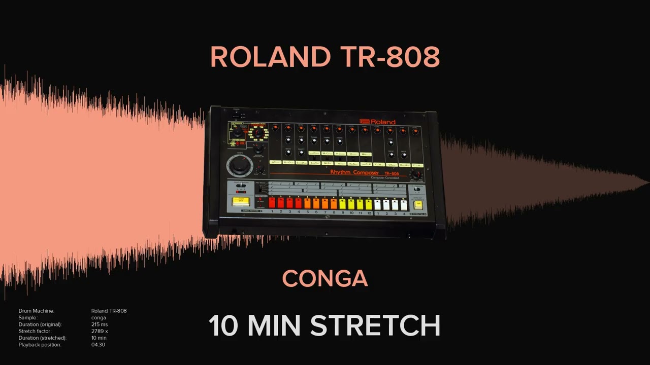 Roland TR-808 Conga (10 MINUTES)