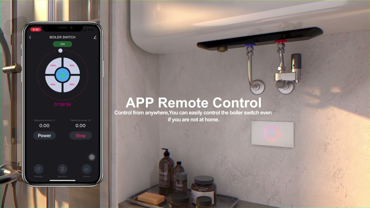 No more waiting for hot water! 🚿 BS16 Smart Boiler Switch = instant hot water + energy savings.