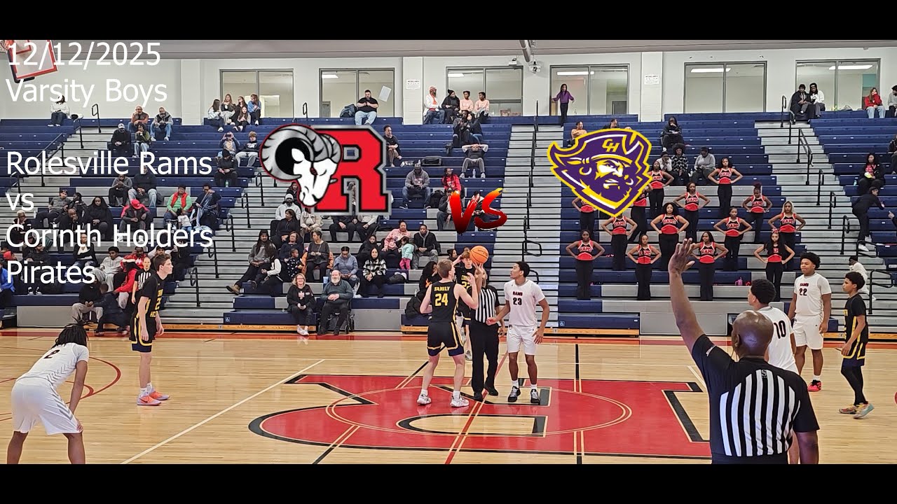 Game 7 | 2025-26 High School Basketball | Varsity Boys Rolesville Rams vs  Corinth Holders Pirates