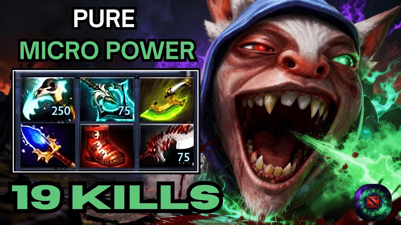 Dota2 Meepo 19 Kills Mid Lane Domination! Insane Micro, Brutal Plays and Total Map Control