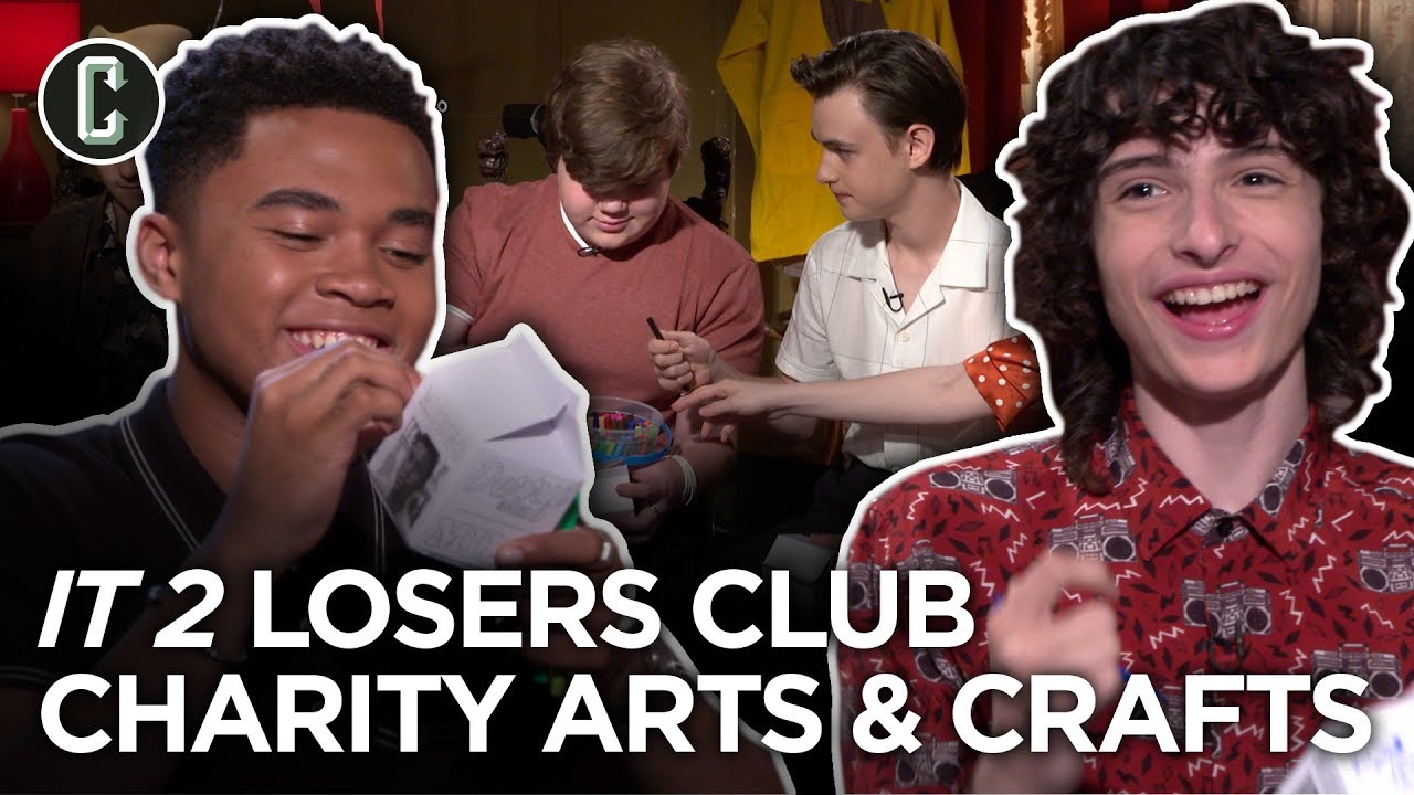 It Chapter 2: Finn Wolfhard, Jack Dylan Grazer & More Do Arts & Crafts
