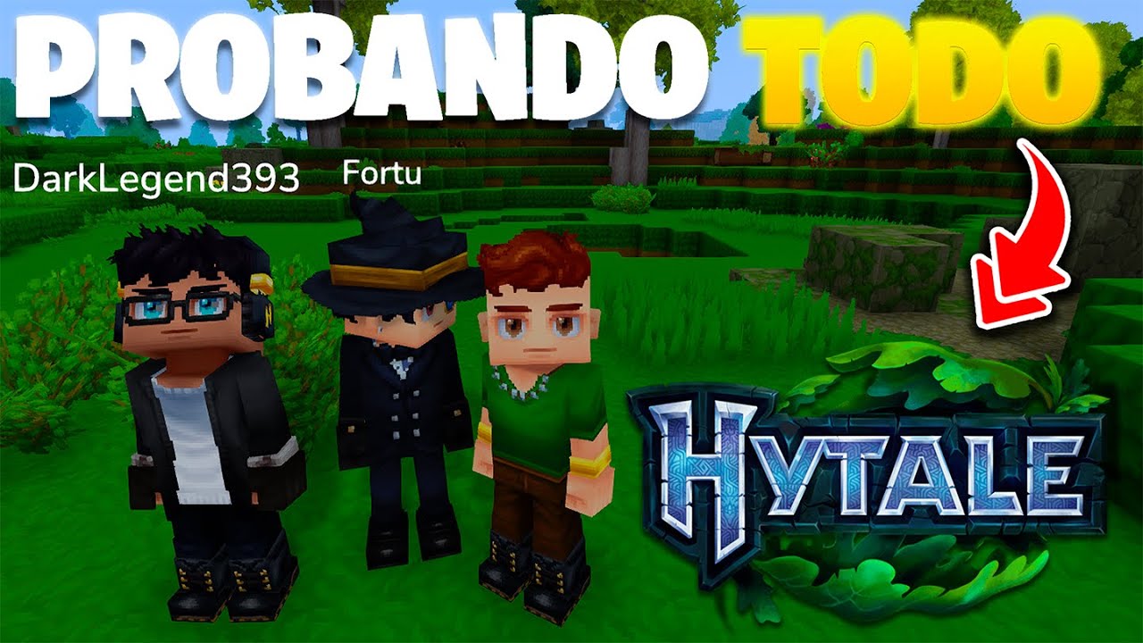 Hytale: PROBANDO TODO!!  😎