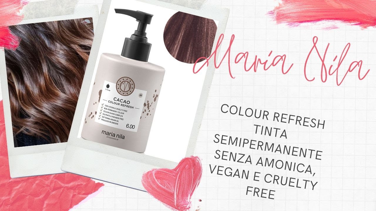 MARIA NILA: LA MASCHERA COLORATA PER TINGERE I CAPELLI || COPRE I CAPELLI BIANCHI?