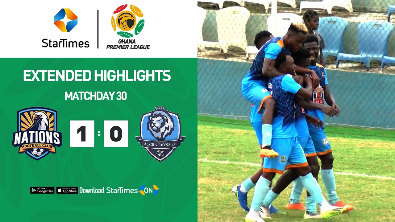 Nations FC 1-0 Accra Lions| Highlights | Ghana Premier League