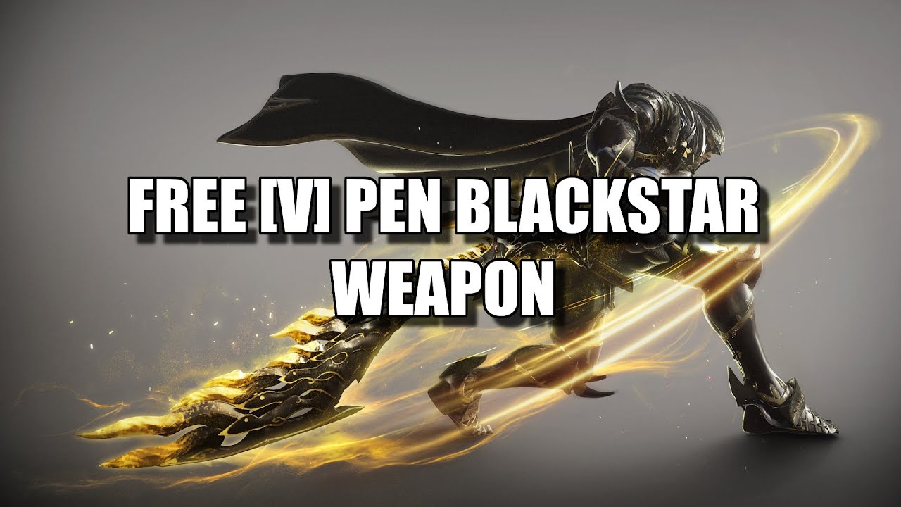 What I did to my FREE PEN BLACKSTAR weapon | Black Desert Online