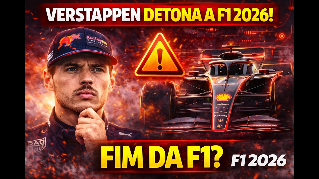VERSTAPPEN DETONA A F1 2026! Novo carro pode ACABAR com as corridas?