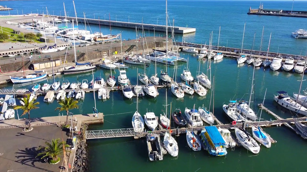 Funchal Marina (Madeira) - February 2021 - DJI Mavic Mini Footage