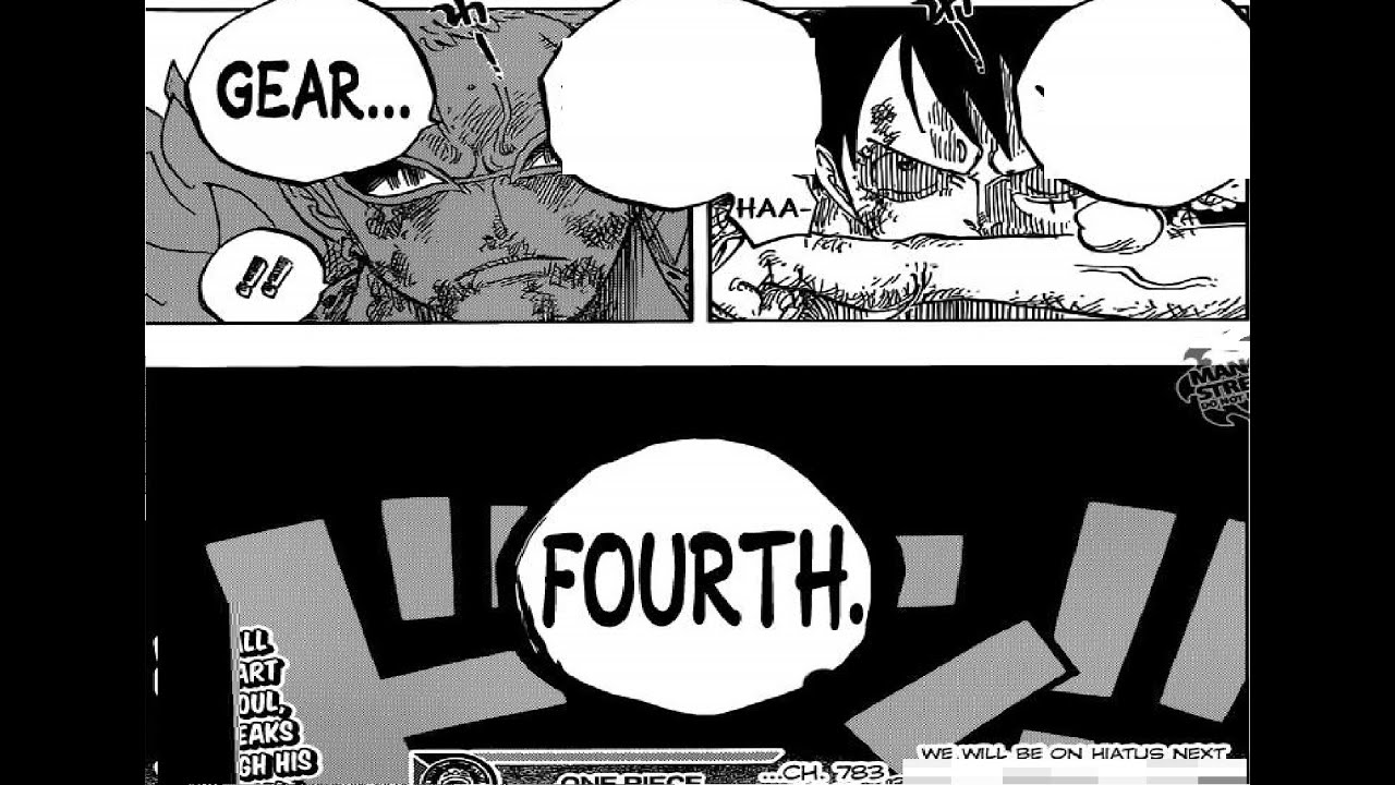 One Piece 783 Manga Chapter ワンピース Review -- Luffy Vs Doflamingo's = Luffy Gear Fourth
