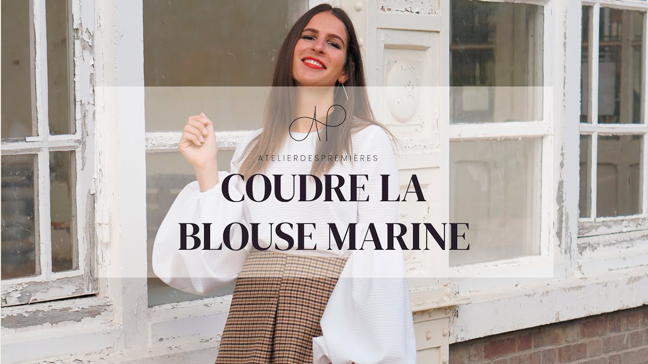 Tuto couture Marine - coudre une blouse à manches bouffantes