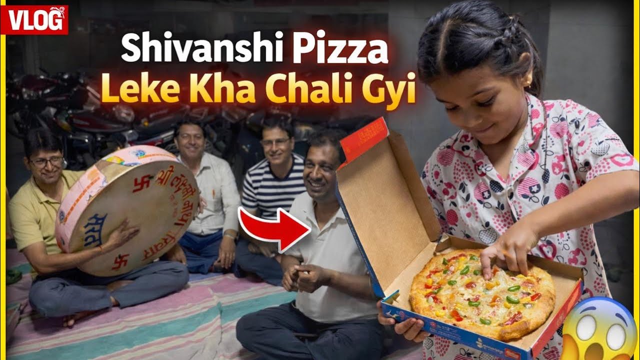 Shivanshi Pizza Leke Kha Chali Gyi..😂