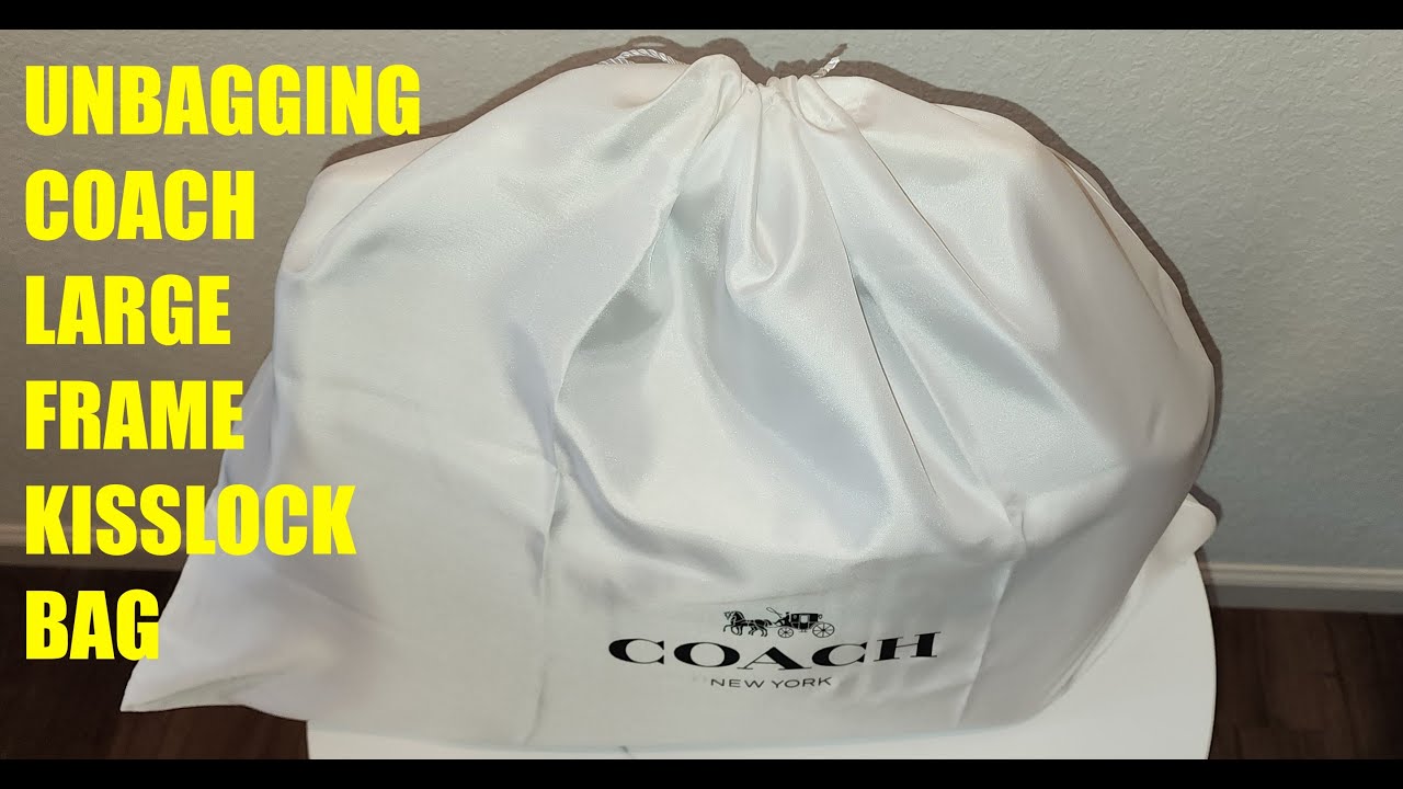 Unbagging Coach Large Frame Kisslock Bag