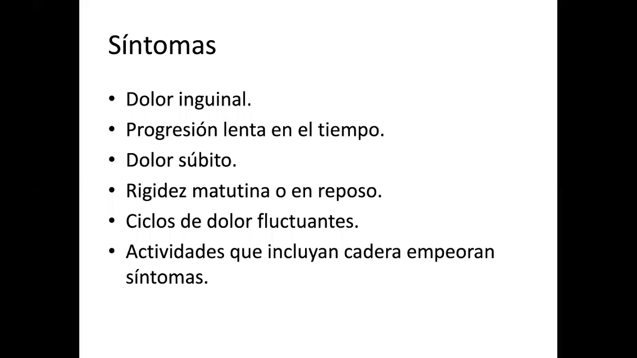 Artrosis de cadera: principios generales