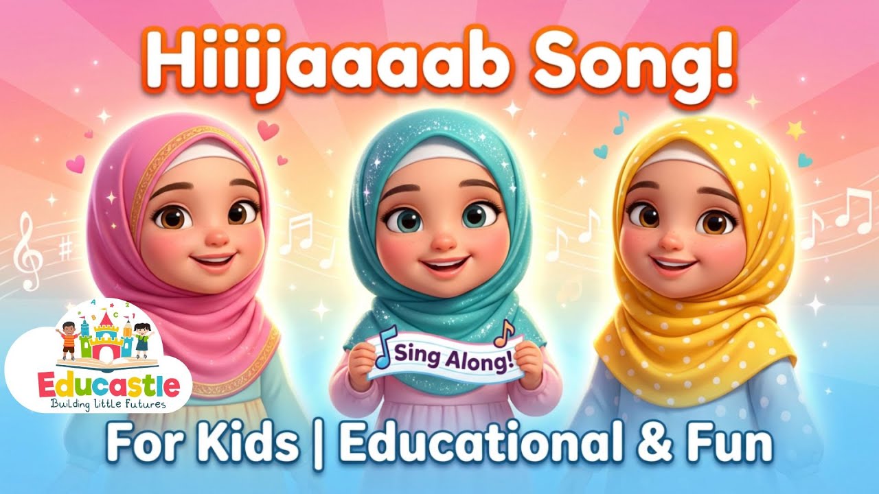 Hijab Day Song for Kids | Educational Islamic Nursery Rhyme | World Hijab Day | Educastle
