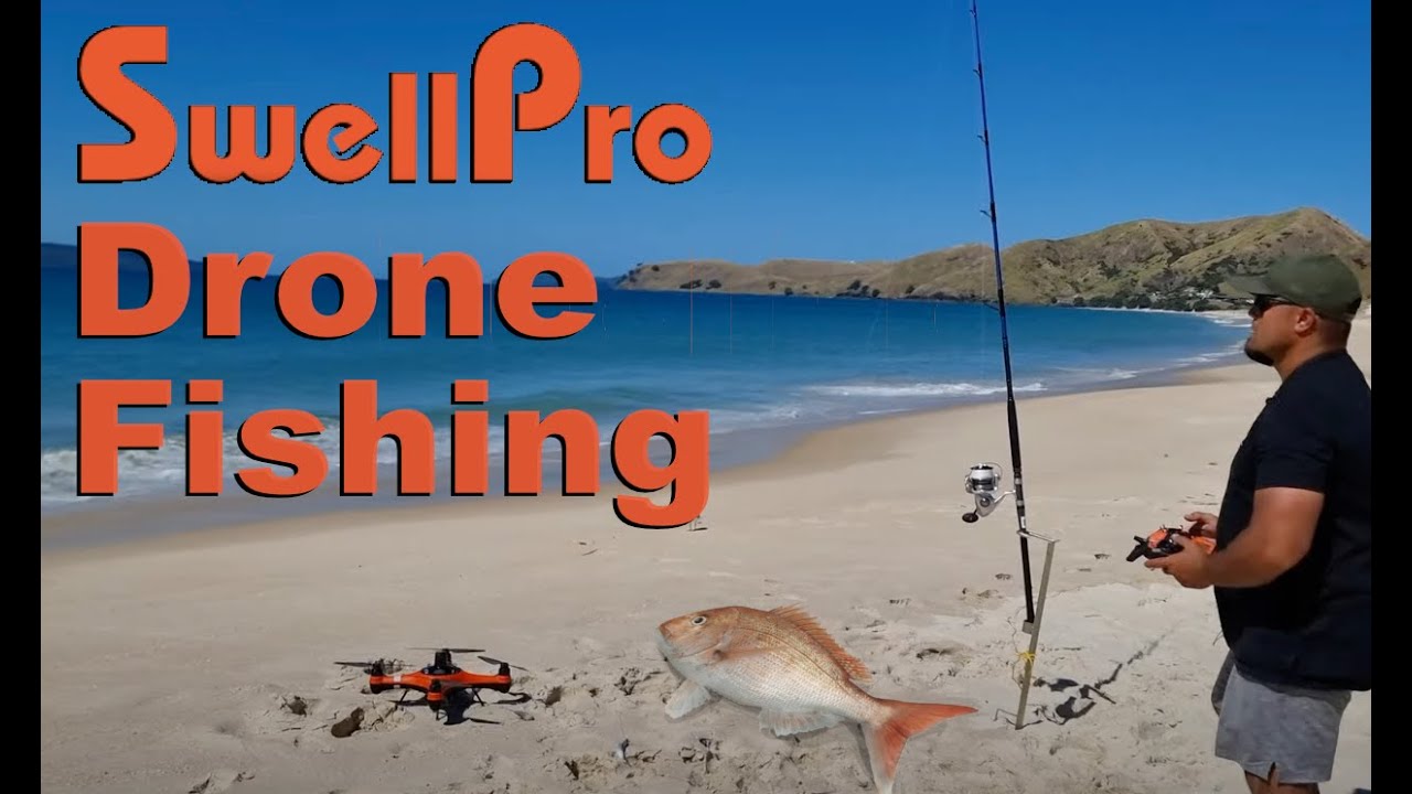 Запуск живой наживки с использованием дрона SwellPro FD1