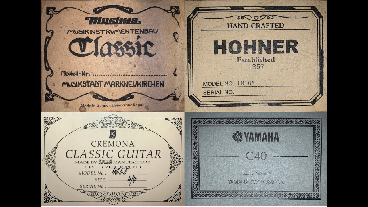 Обзор Гитар Musima Classica и Yamaha С40, Hohner HC 06, Cremona 4655