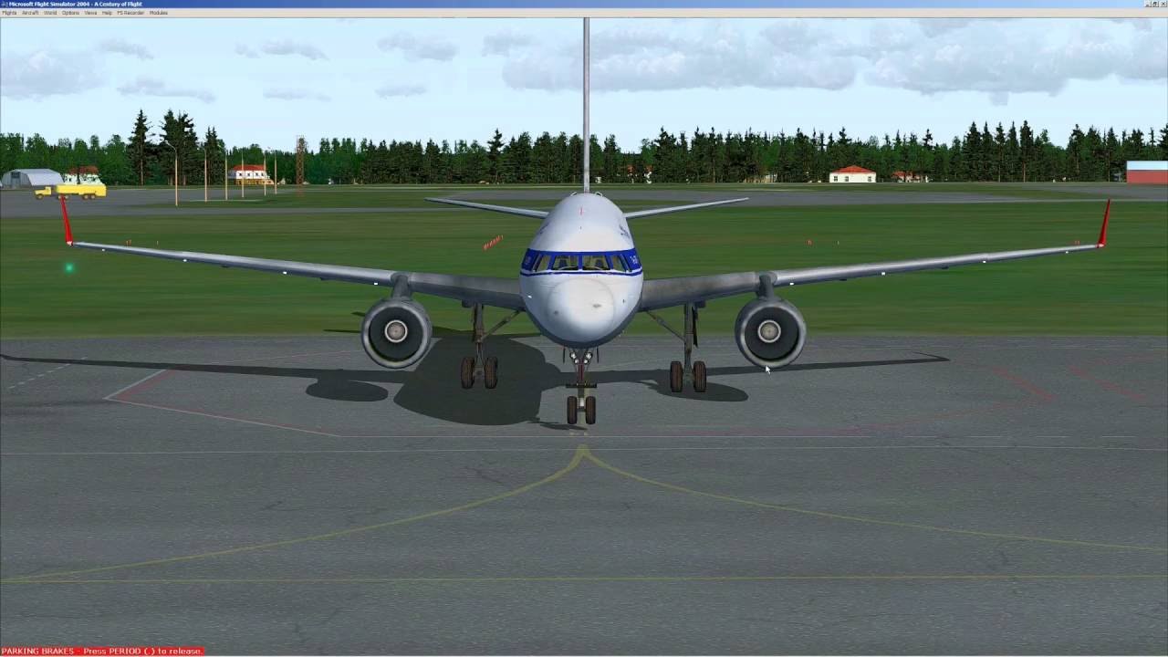 FS 2004 [FS9] | Tu 204 (Avsim)  | Ту 204 | Cold and Dark | Full flight | UUYY - ULLI