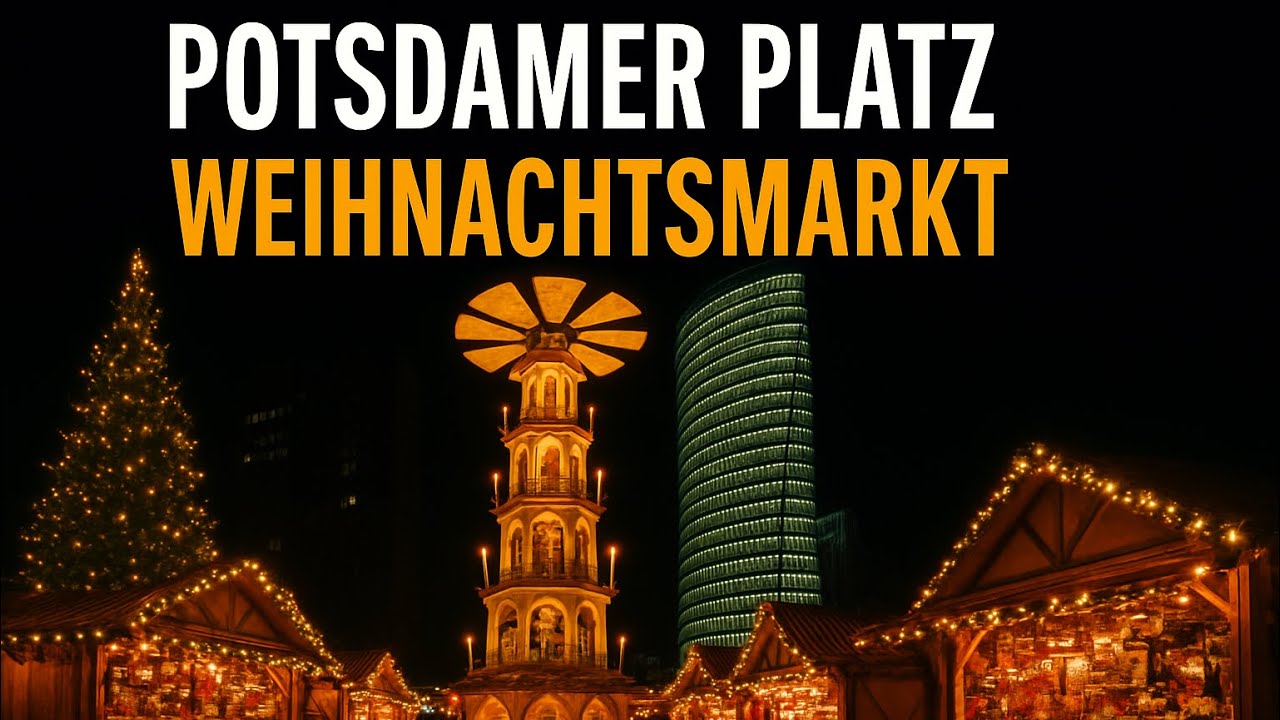 ✨🎄Berlin: Ein Weihnachtsmarkt mit Rodelbahn 🛷