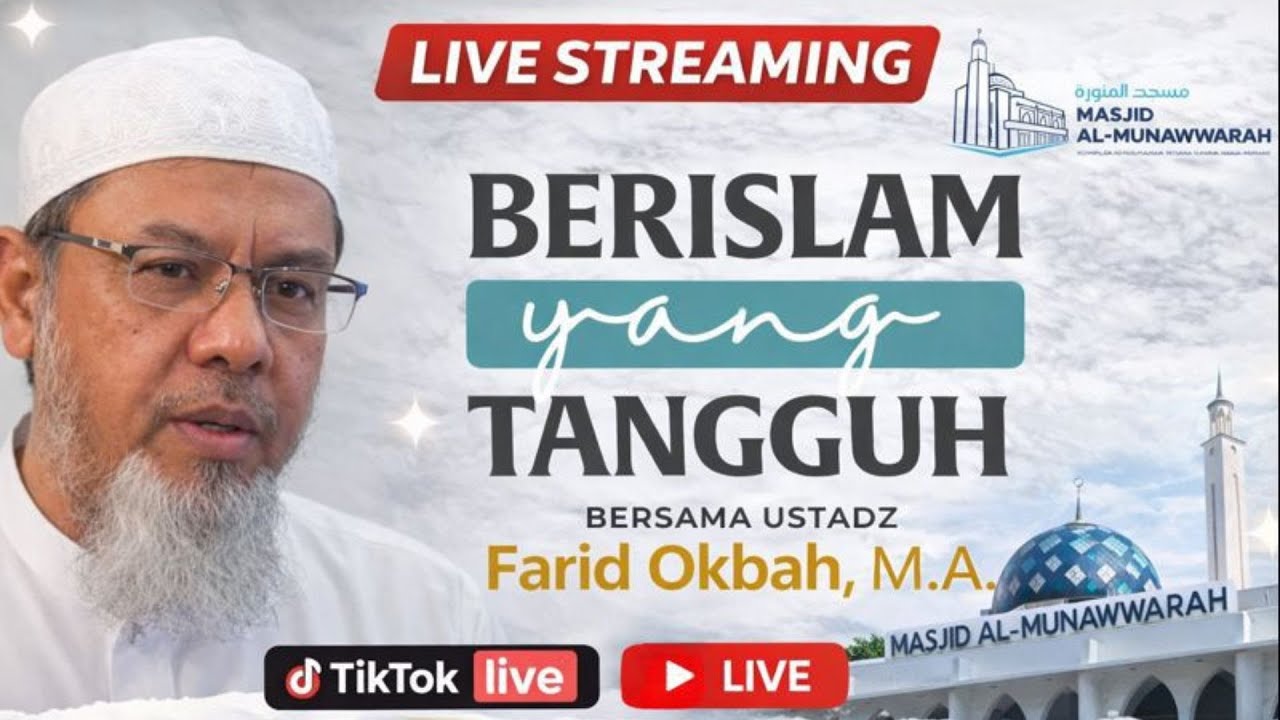 Kajian Dhuha Selasa | Ustadz Farid Okbah, M.A